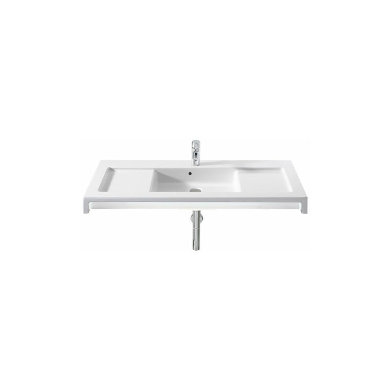 

8414329655377 Roca - Lavabo de porcelana suspendido o de sobremueble - Serie Stratum , Color Blanco