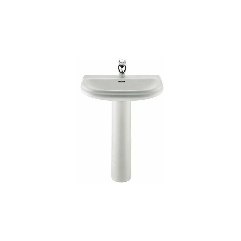 

ROCA Lavabo suspendido - Serie Dama Retro , 630 mm x 505 mm, Blanco. No incluye pedestal.