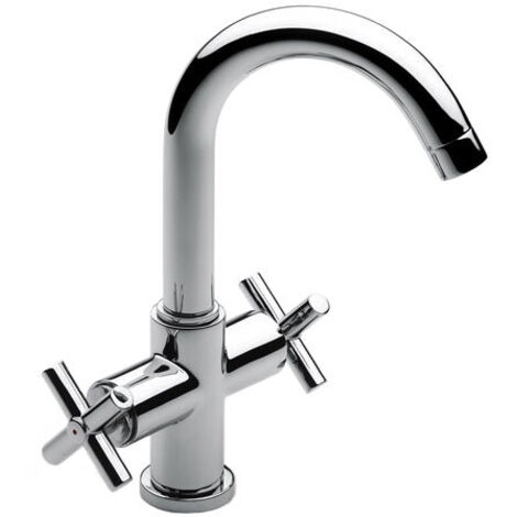 Roca Loft - Mitigeur de lavabo avec vidage, chrome A5A3043C00