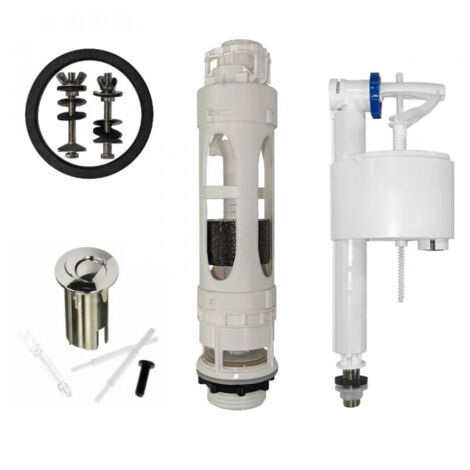 Roca – Mécanisme D-SENSO 3 à 6 litres – Robinet flotteur alimenté par dessous – Fonctionnement efficace et silencieux