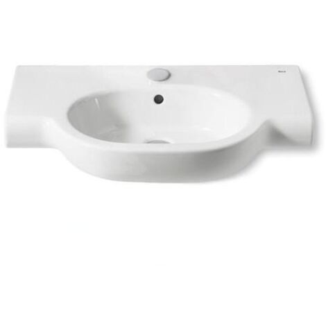 Roca Meridian - Lavabo 700x460 mm, avec trop-plein, trou pour robinetterie, blanc A327240000