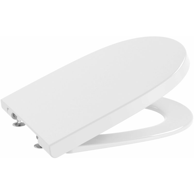 

Roca - Tapa y aro para inodoro con caída amortiguada Supralit® - Serie Meridian 645 mm , Color Blanco A8012A200B