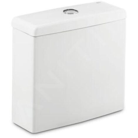 Roca Meridian - Réservoir de toilette, DualFlush, alimentation par le bas à gauche, blanc A341242000