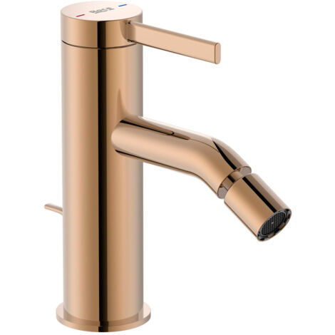 ROCA Mitigeur bidet ONA Economie d'eau et d'énergie avec vidage auto, rose gold