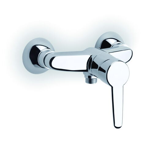 Roca – Mitigeur thermostatique de douche – Finition chromée – Installation murale – Limiteur de débit et de température – Dimensions 215x150x42mm - WM331011Z000002