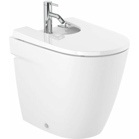 ROCA ONA Bidé A Suelo Con Tapa - Asiento: Caida Normal - ref: A357687000+A806E10001