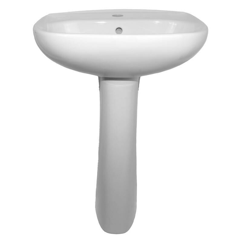 

POLO Lavabo Con Pedestal - Medida: 63X49 CMS - Aquore