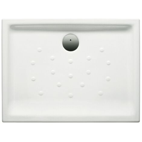 Roca – Receveur de douche à encastrer en porcelaine antidérapante 1200x800 mm – Épaisseur 65 mm – Installation en niche pour sécurité renforcée