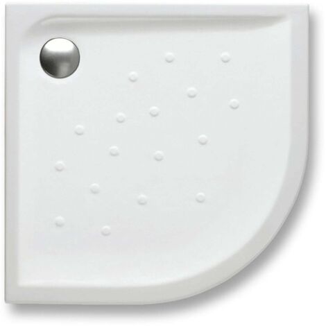 Roca – Receveur de douche angulaire en porcelaine 505mm – Fond antidérapant 45-65mm – Installation en angle – Sécurité et confort
