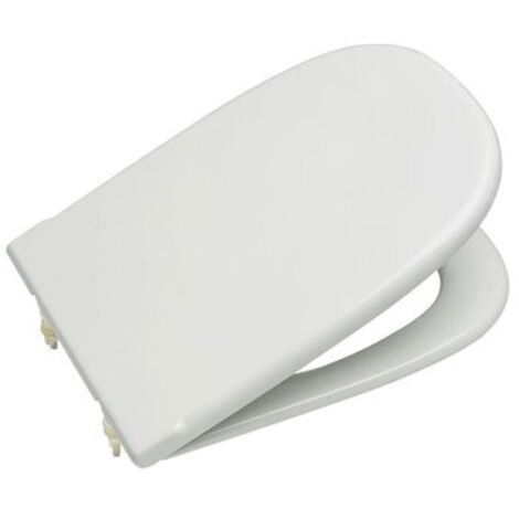 Roca Sedile WC di ricambio per WC Old Design Dama con cerniera a barra standard A801327004, bianco