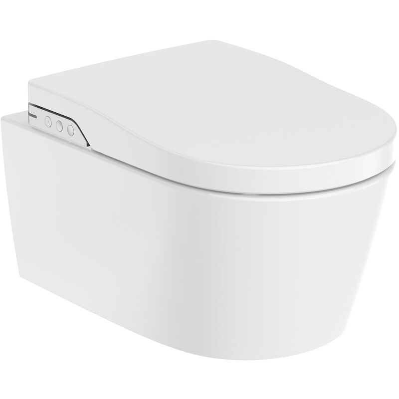 

ROCA Smart toilet In-Wash Inspira Round suspendido Rimless Blanco