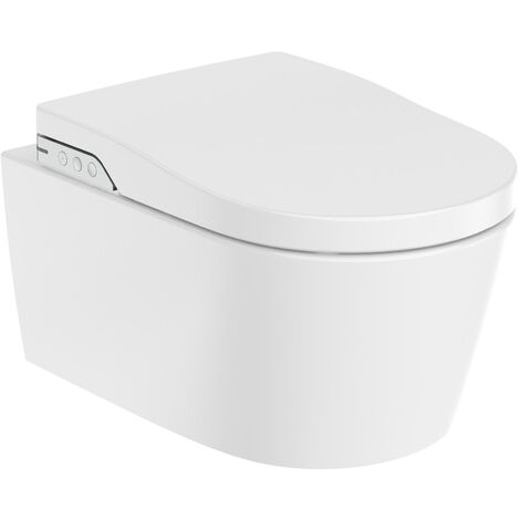 ROCA Smart toilet In-Wash Inspira Round suspendido Rimless Blanco