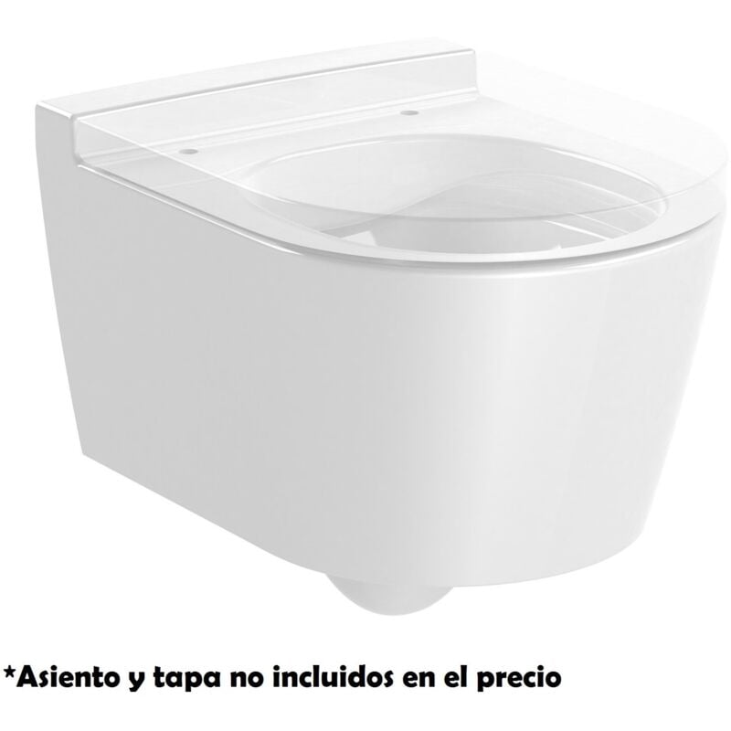 

Taza de inodoro compacta suspendido RIMLESS INSPIRA Round - ROCA