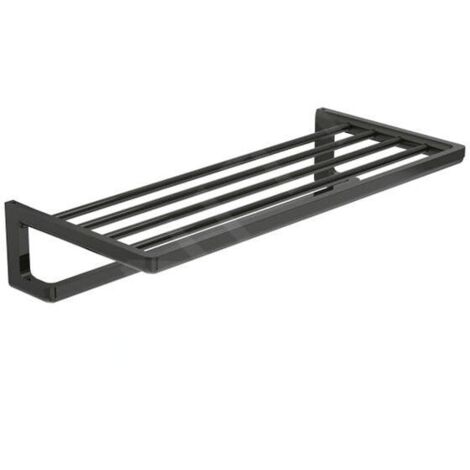 Roca Tempo - Étagère pour serviettes, longueur 600 mm, noir A817032CN0