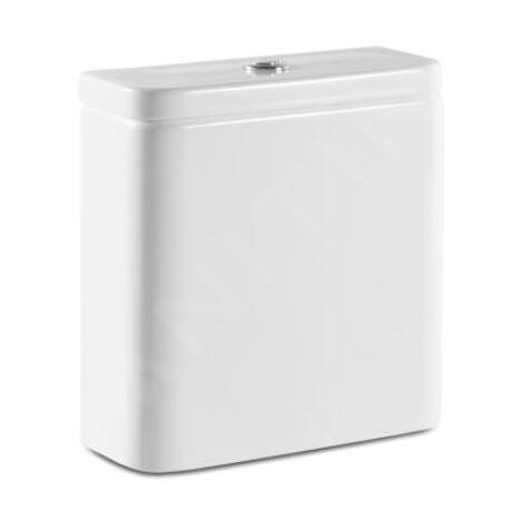 Roca The Gap - Réservoir de toilette, DualFlush, alimentation par le bas à gauche, blanc A341470000