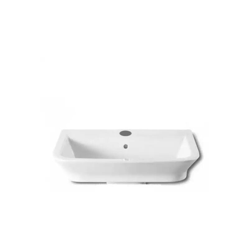 The Gap Wall Hung Basin 600mm Wide 1 Tap Hole - Roca