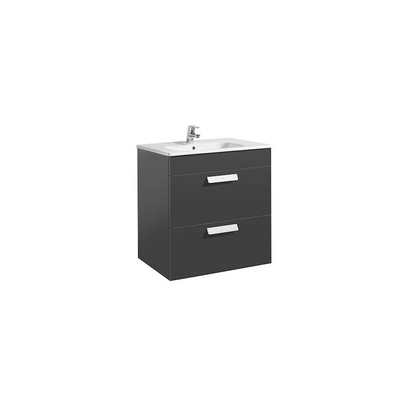 

Unik (mueble de baño Roca con dos cajones y lavabo) Debba 700x460x720mm