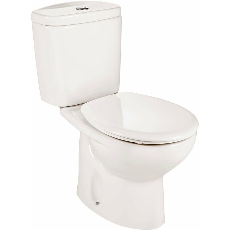 

ROCA VICTORIA Inodoro Completo Pérgamon - Alimentación Inferior - Asiento: Caida Amortiguada - Desagüe: AL SUELO