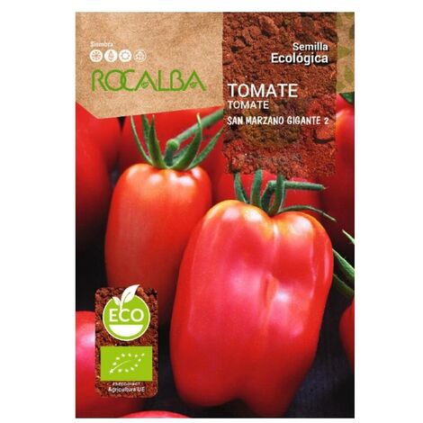 Rocalba Eco Tomato San Marzano Gigante 2 0,5 g, Pack 5