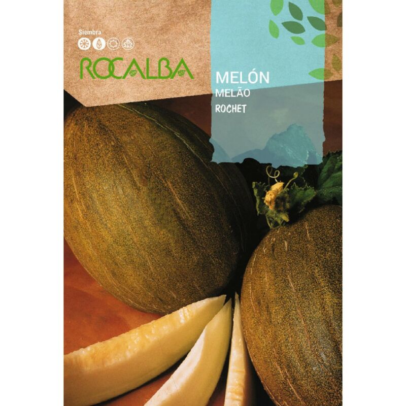 Rocalba - Seeds Melon Rochet 25 gr, Pack 5x