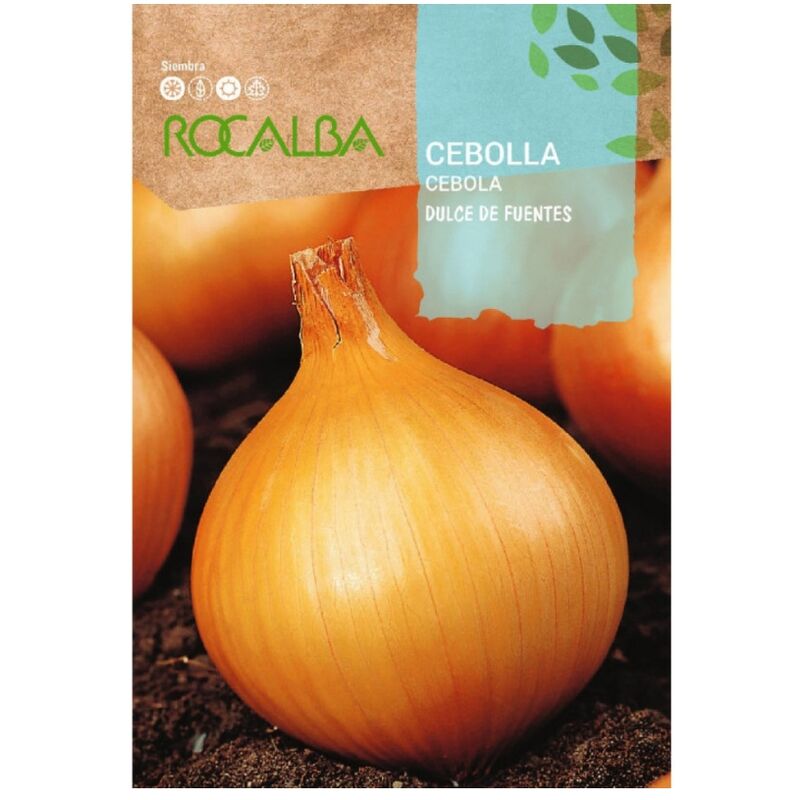 Rocalba - Seeds Sweet Onion de Fuentes 25 Gr, Pack 5x
