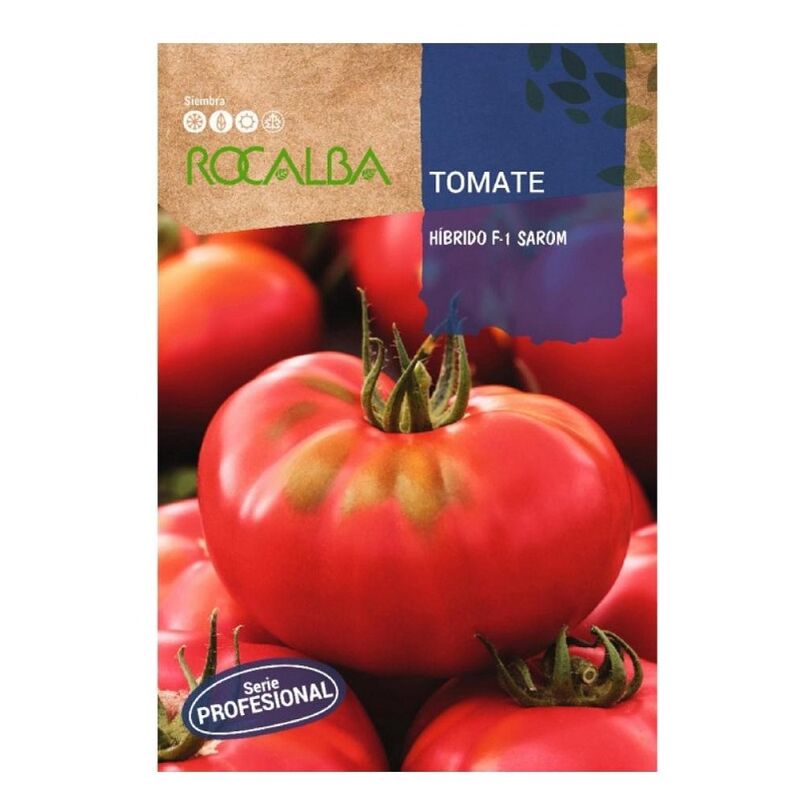 Rocalba - tomate sarom f-1 30 graines, Pack 5x