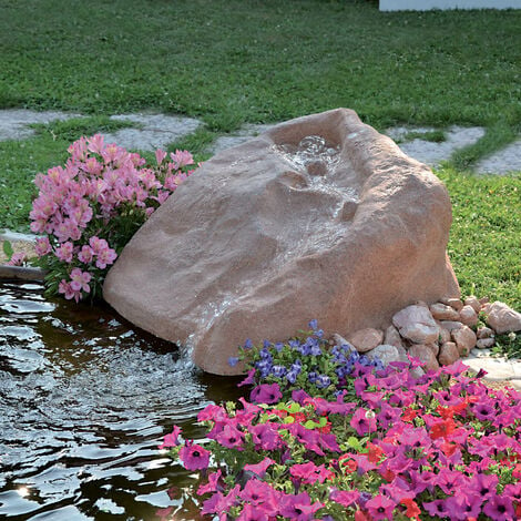 Laghetto Liguria fuori terra con pompa per cascata - Giardini d'acqua