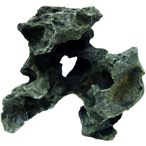 Roccia Gallura Grigia Arco con Foro 17x15x11,5cm decorazione per acquari