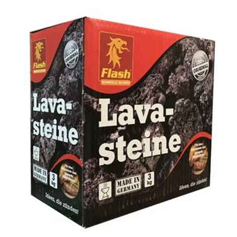 ROCCIA -- PIETRA  LAVICA PER BARBECUE 3 kg  --  CAR 6235202