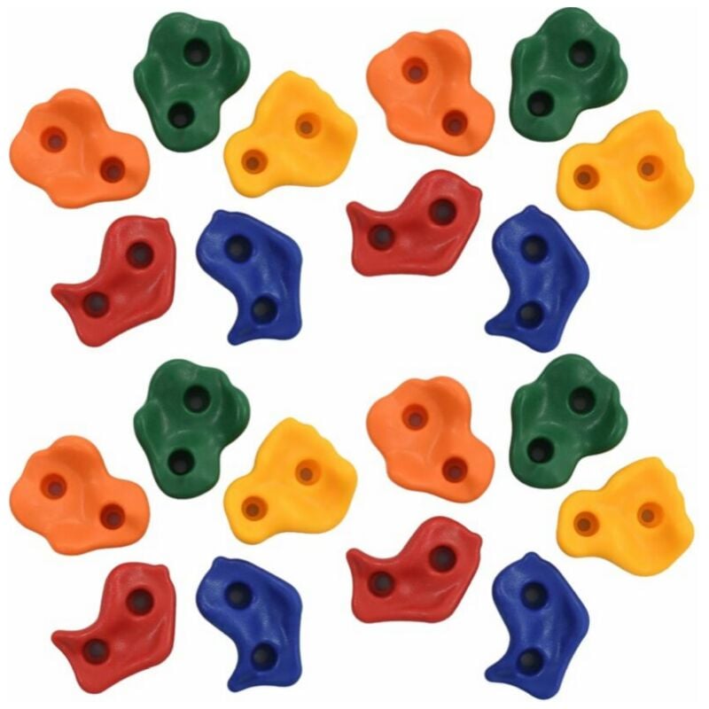 Rocher d'escalade pe (couleur 10pcs)Couleur aléatoire