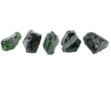 Roches de jardin Verre Vert 60-120 mm 25 kg CFW557941