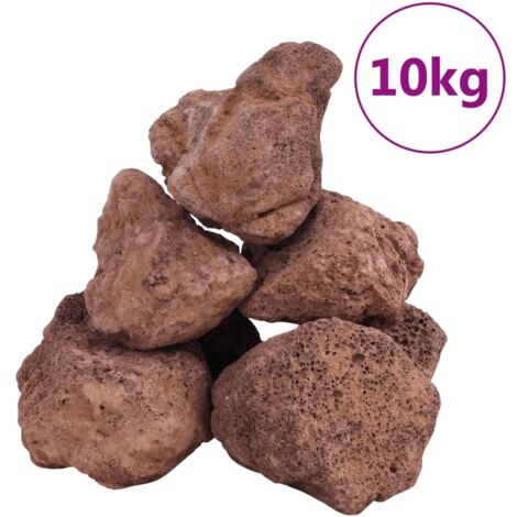 Roches volcaniques 10 kg rouge 10-30 cm CFW30190