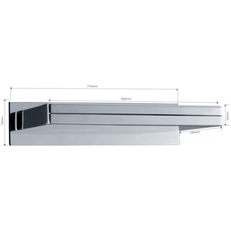 Rociador cascada de 30 cm. IMEX RDF003