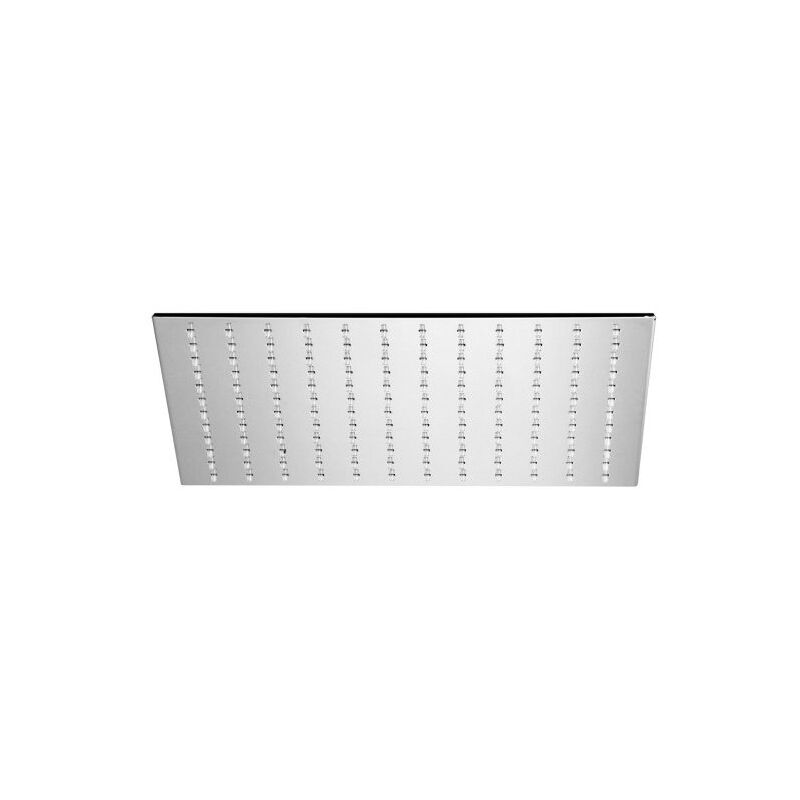 

Rociador cuadrado ø 300 mm Alpi SF076ACR en metal cromado brillante | Cromado