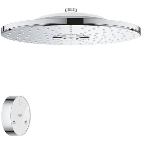 Rociador de ducha Grohe Rainshower SmartConnect 310 26641 redondo con mando a distancia cromado