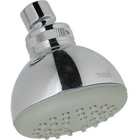 ROCIADOR DE DUCHA RÓTULA ORIENTABLE. DIMENSIONES: Ø 70 MM