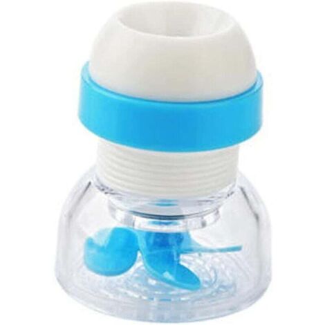 Rociador de filtro ahorrador de agua, boquilla ahorradora de agua, cabezal de grifo giratorio de 360 grados, cabezal de grifo de cocina, para cocina, baño y ducha (azul)