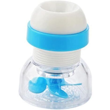 Rociador de filtro ahorrador de agua, boquilla ahorradora de agua, cabezal de grifo giratorio de 360 grados, cabezal de grifo de cocina, para cocina, baño y ducha (azul)