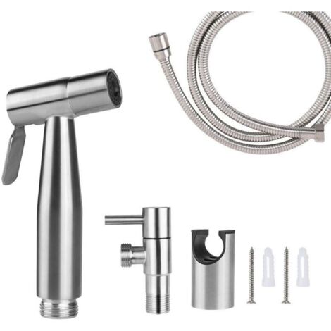 Rociador de inodoro de acero inoxidable Ineasicer para bidé e inodoro, kit de rociador de bidé, rociador de grifo, rociador de inodoro