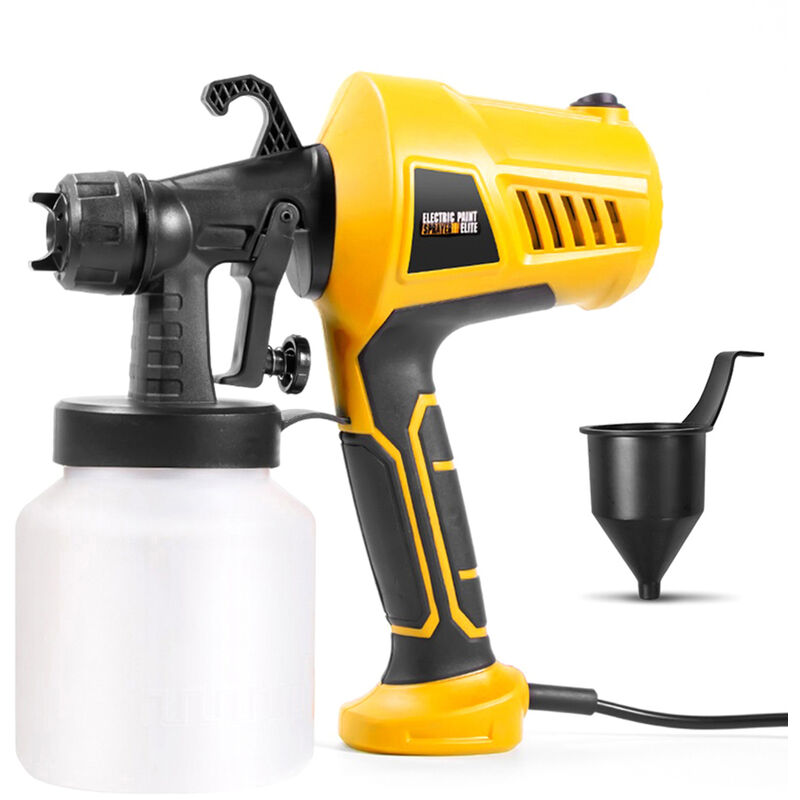

Rociador de pintura de 500 W, pistola rociadora electrica portatil,Amarillo, enchufe de la UE