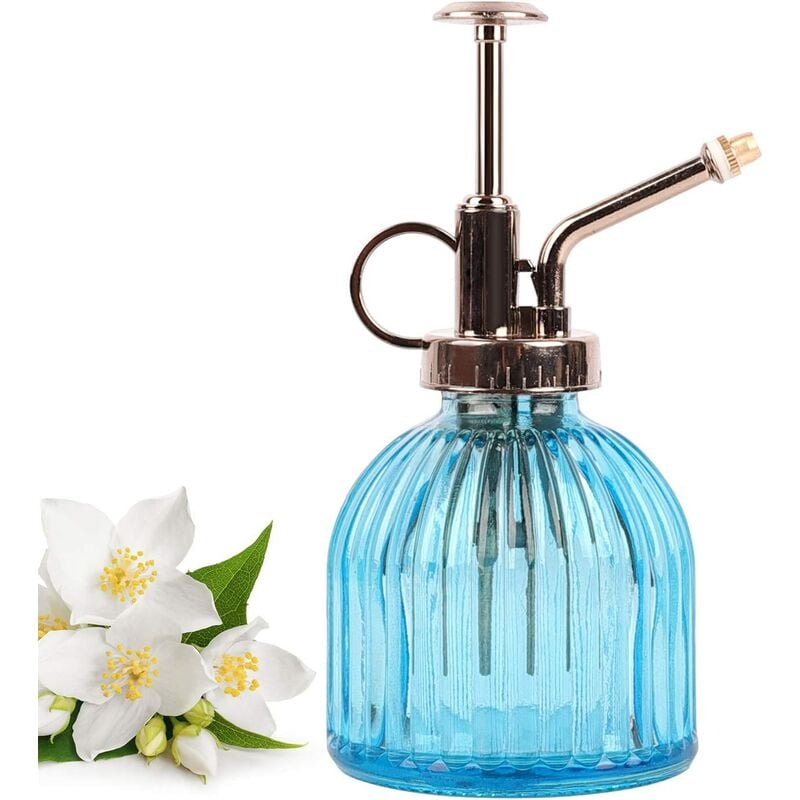 

Rociador de riego de vidrio Regadera de vidrio para plantas de 230 ml, Rociador de riego trasero, Rociador de bomba superior, Regadera de limpieza de