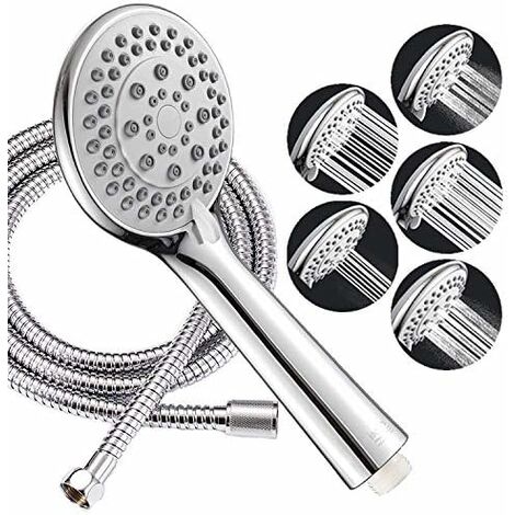 Rociador grande, Teleduchas de baño, Rociador antical, Flexo inox 175 cm