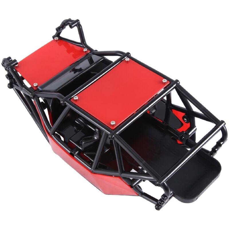 Image of Tlily - Rock Body Shell Chassis Kit für 1/10 rc Crawler Car Axial SCX10 ii 90046 UTB10 Capra, Rot