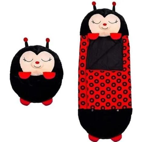 ROCK Mignon Sac de Couchage Enfant Duvet Enfant avec Oreiller 13750cm pour Happy Nappers Rouge