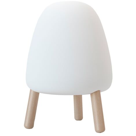 ROCKET 20 cm Lampe de table avec batterie rechargeable. Lumière LED chaud. Fabriquée en Espagne