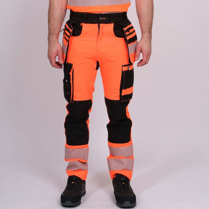 ROCKET PANTALON TRAVAIL HAUTE VISIBILITÉ 1080 Orange fluo 52