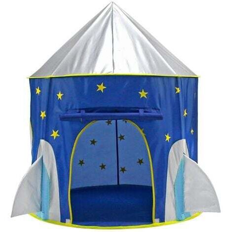 Rocket Play Tent, Spaceship Playhouse, Portable, Foldable