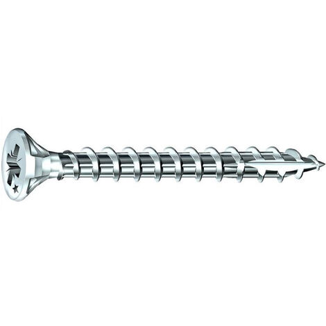 Rocket – Vis à bois tête fraisée Pozidriv 4x35mm en acier zingué – Boîte de 500 vis – 351400025115