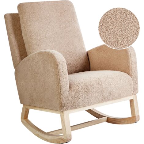 Rocking Chair ALSTA Boucle Beige