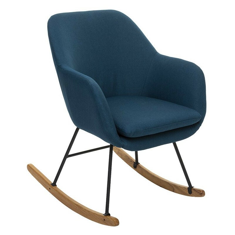atmosphera - rocking chair pera bleu canard bleu canard - bleu canard